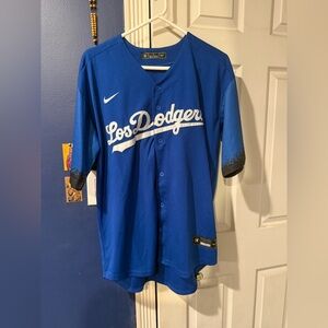 Freddie Freeman Blue Dodgers City Connect Jersey Size Large